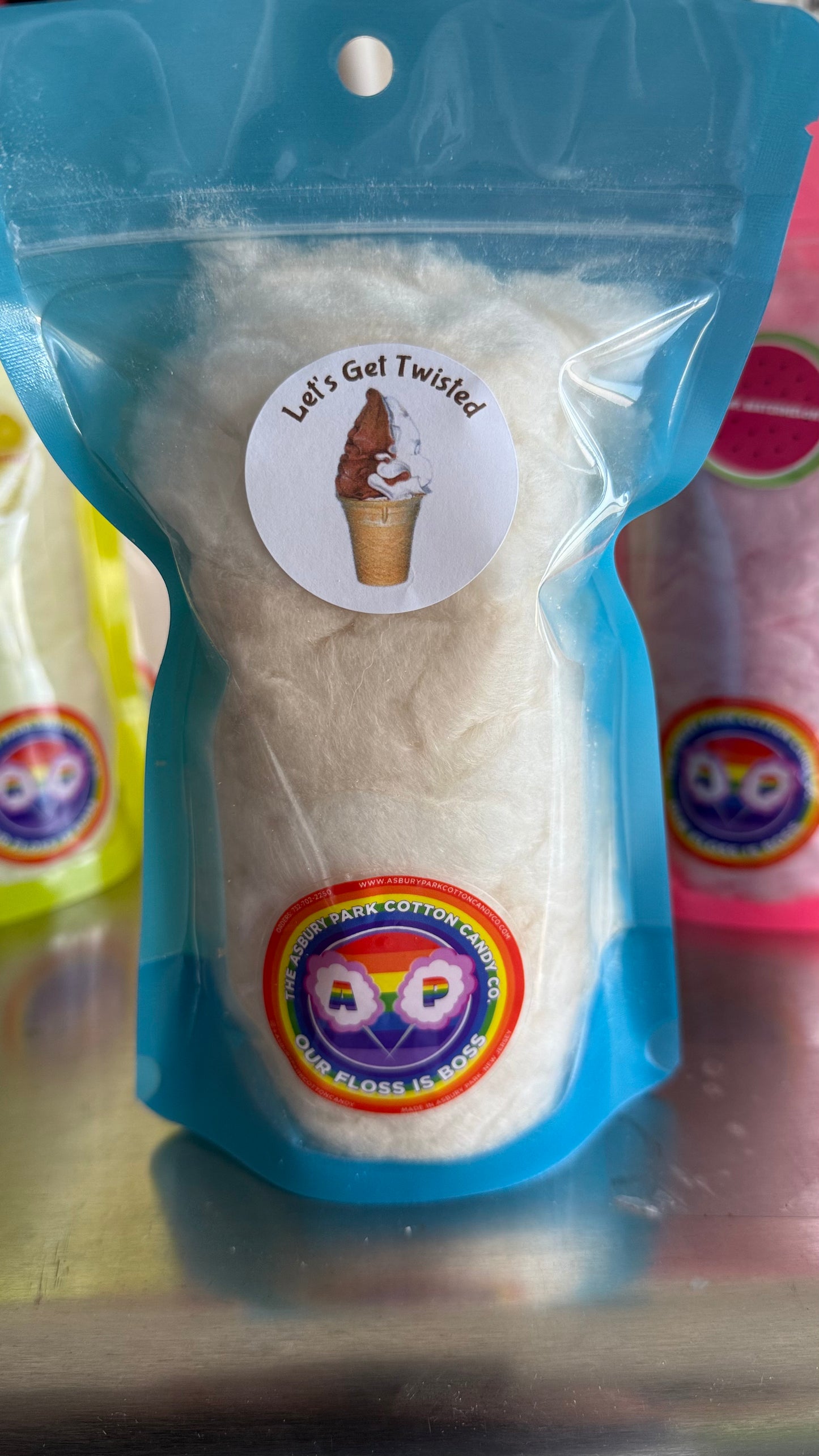 Cotton Candy Stuffed Pouches: Assorted Flavors