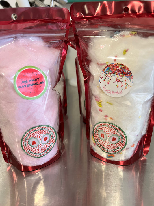 LIMITED EDITION: Cotton Candy Stuffed Pouches -- Christmas